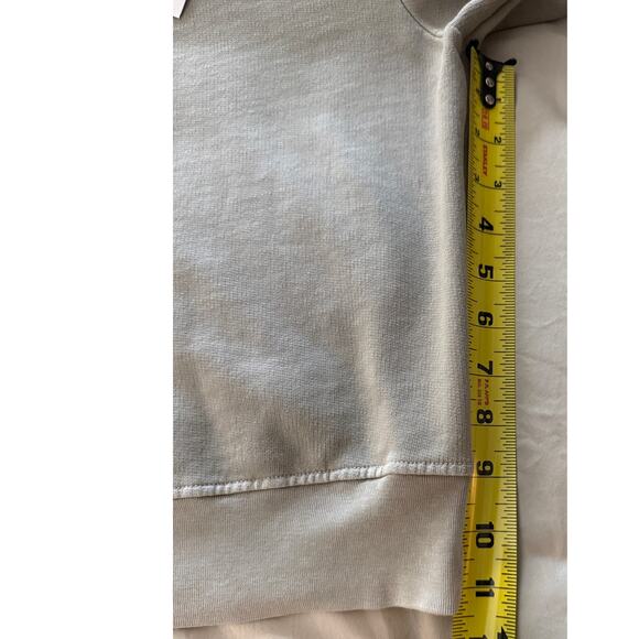 Cotton Citizen Milan French Terry Crewneck –Sand Sz S 100% Cotton Made USA NWT - Picture 9 of 13
